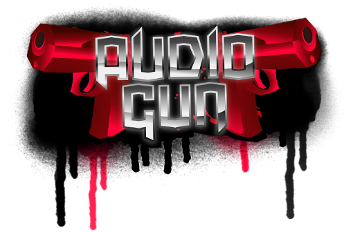 Beinharter Cover-Metal mit Audio Gun