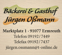 Bäckerei und Gasthof Ossmann in Ermreuth